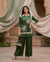 K 1302 By Naisha Chinon Handwork Fancy Co Ord Set 